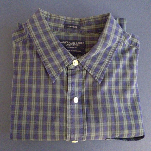 American Eagle Outfitters Long Sleeve Button Down Shirt - Picture 1 of 5